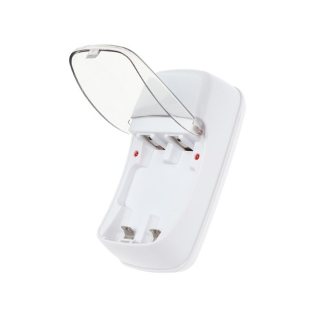 Charger for two AA AA or AAA CHR-57, a folding fork, charge strength 180 mA, white-1