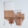 Box - Penal, Gift packaging, “Cut the mountains”, 15 x 15 x 7 cm
