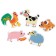 Soft puzzle for kids "Farm animals", 5 puzzles, crumb I