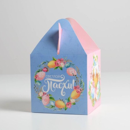 Confectionery box, packaging, “Light Easter”, 14 x 14 x 14 cm 2678933-2