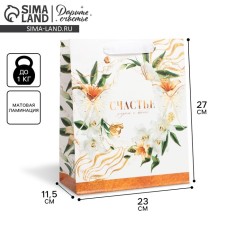 Gift Laminated Vertical Gift, Packaging, “Good mood”, Ml 23 x 27 x 11.5 cm