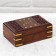 Casket "petals" wood 15x10x6 cm