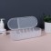 Organizer for storage, with a lid, 7 sections, 28 × 10.5 cm, the color is transparent