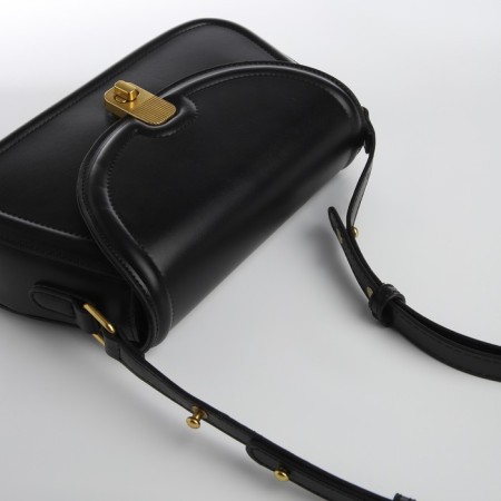 Women's bag Textura, messenger, average size, black color-5
