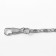 A chain for a bag, with carbines, aluminum, 4 × 13 mm, 120 cm, silver color