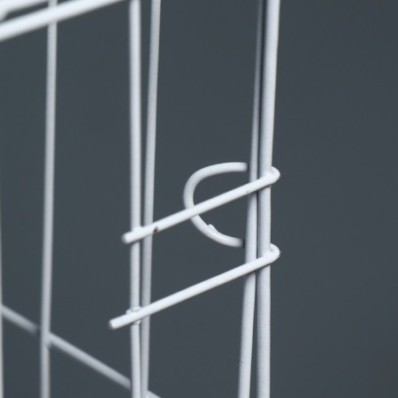 A cell for dogs and cats, a two -tier 61 x 42 x 50 cm, white-12