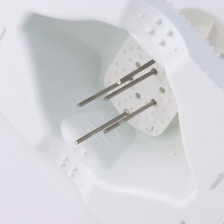 Vegetable engine - Shinkovka Dolyana "Smarti", 3 interchangeable nozzles, Pusher, White Color-7