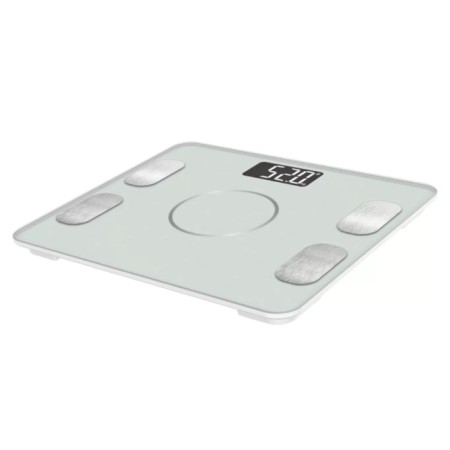 Floor Libra Bradex KZ 0938, electronic, diagnostic, up to 180 kg, Bluetooth, white