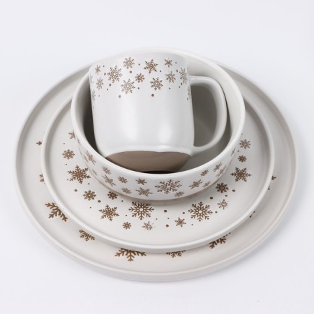 New Year. Ceramic "Snow Fairy Tale", 27.3 cm-3