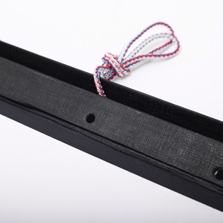 A4 Diploma Work folder, boumville, scallops/cassation, (without paper) black 10dr01-3