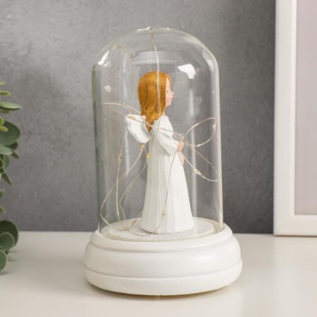 Souvenir Polystone Light "Angel-girl with puffy cheeks" mix 15.7x10.5x10.5 cm-6