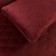 A set with a blanket "Iolanta", size 240x260 cm, 50x70 cm - 2 pcs, color Bordeaux