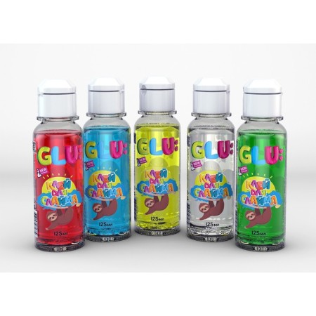 Glue for glu, 125 ml, mix color