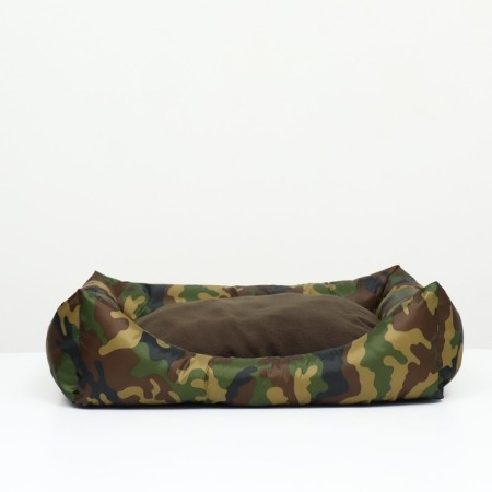 A stove with a removable pillow "Camouflage", 55 x 45 x 15 cm-1