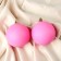 Restoring set of balls plastic D-8 cm, 2 pcs "matte" pink