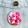Metal anime icon, set “Bright girls”, D = 38 mm, 4 pcs.