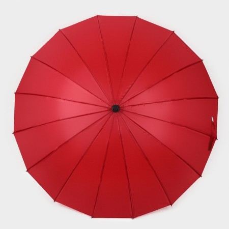 Umbrella - semi -automatic cane "plain", 16 spokes, r = 46 cm, color mix-6