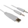 Game Game Redragon Mento white speakers 50 mm. /RGB backlight