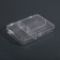 Organizer for decor, 3 sections, 11.2 × 8 × 2.2 cm, the color is transparent
