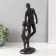 Souvenir Polystone "Dad and Son" Black 36x16x10 cm