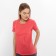 T -shirt female, coral color, size 44