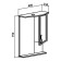 Seville 60 mirror 24 x 60 x 75 cm