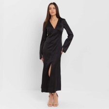 Women's silk dress Mist: Classic Collection p. 44, black color