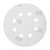 Circle of abrasive grinding under the "Velcro" tundra, perforated, 125 mm, P80, 10 pcs.