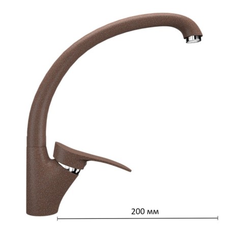 Kitchen mixer Ulgran U001-307, Terracotta Color