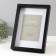 Photo frame MDF "Valerie" 21x30 cm with a paspartt 15x20 cm, black (plastic screen)