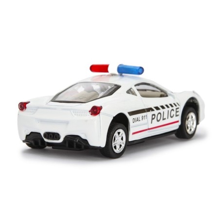 Metal “police”, inertial, light and sound, scale 1:43-1