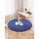 The tablecloth “Blue overflow”, round, oxford, elastic band, size 120x120 cm, diameter 75-100 cm