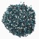 Rhinestones for the creativity of cold fixation turquoise, d = 3 mm, 70 g