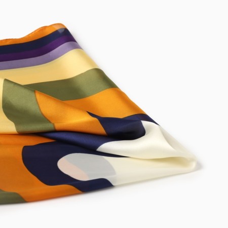 Women's scarf minku rr 70*70 cm, col. violet-1