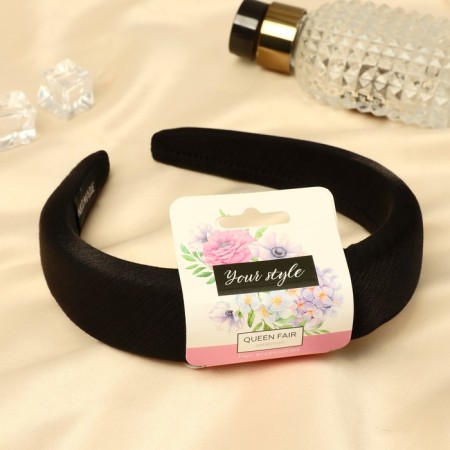 Hair rim "overflow" 3 cm, black-1