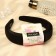 Hair rim "overflow" 3 cm, black