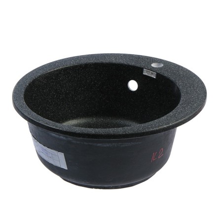 Kitchen is a kitchen from Zett Lab stone. 30/Q4, D = 475 mm, matte, black-1