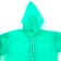Children's raincoat with reflective elements, green color (120-160 cm)
