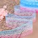 Capricon lace "Gradient", 45 mm × 10 ± 1 m, pink/blue # 4 color