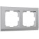 Frame for 2 posts WL04-FRAME-02, silver color