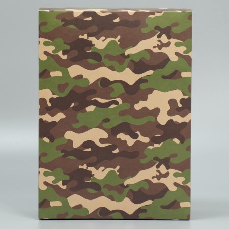 Gift folding box, packaging, “khaki”, 22 x 30 x 10 cm-1