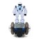 The robot is "patrol", light and sound effects, works from batteries, mixtures