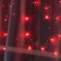 Garland "Curtain" 1.5 × 1 m, IP20, transparent thread, 180 LED, glow red, 8 modes, 220 V