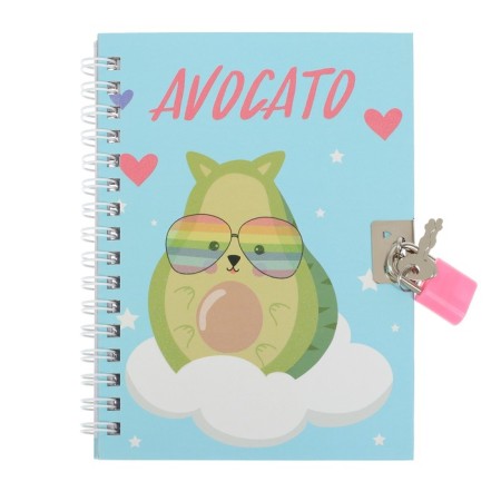 Gift notebook, A6, 45 sheets format, line, on the castle, on the crest, "Avocado", mix-1