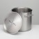 Boiler, 20 l, d = 30 cm, h = 30 cm, metal cover, triple bottom, induction, stainless steel