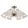 Ceiling light Gerhort G11093/6AB WT, 6x40W, E27, 28x62x62 cm, bronze color