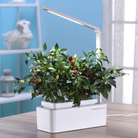 Hydroponic installation with phytolamps, Hobbyfarm mini-3