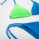 Swimsuit female separate minaku Blue/green color, size 44