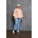 Women's jeans, size 58, blue color