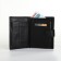 Male purse on magnet 3 in 1, department for auto documents, passports, black color